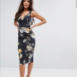 Floral midi dress